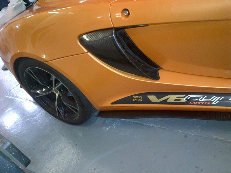 Exige V6 Side Scoops